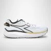 Diadora Men's Equipe Atomo Running Shoe - White/Gold/Black - Regular (D) -Sneaker Store 101.178051 C2149 00 HR