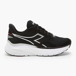 Diadora Women's Nucleo Running Shoe - Black/Silver/White - Regular (B)