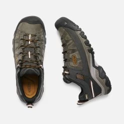 Keen Men's Targhee III Leather Waterproof Hiking Shoe - Black Olive/Golden Brown - Regular (D) 7 Keen Men's Targhee III Leather Waterproof Hiking Shoe - Black Olive/Golden Brown - Regular (D) -Sneaker Store 1017784 PLD PDP