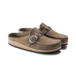 Birkenstock Women's Buckley Suede - Grey Taupe- Medium/Narrow 14 Birkenstock Women's Buckley Suede - Grey Taupe- Medium/Narrow -Sneaker Store 1019490 pair 1 b910b5e7 1686 4c1a 8544 3493f4d7bfa3
