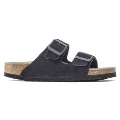 Birkenstock Arizona Suede Soft Footbed -Midnight- Medium/Narrow -Sneaker Store 1020716 side