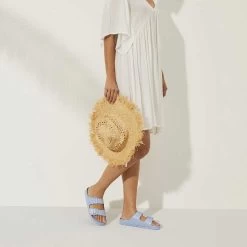 Birkenstock Arizona EVA Sandals - Dusty Blue- Medium/Narrow -Sneaker Store 1022308 f look f