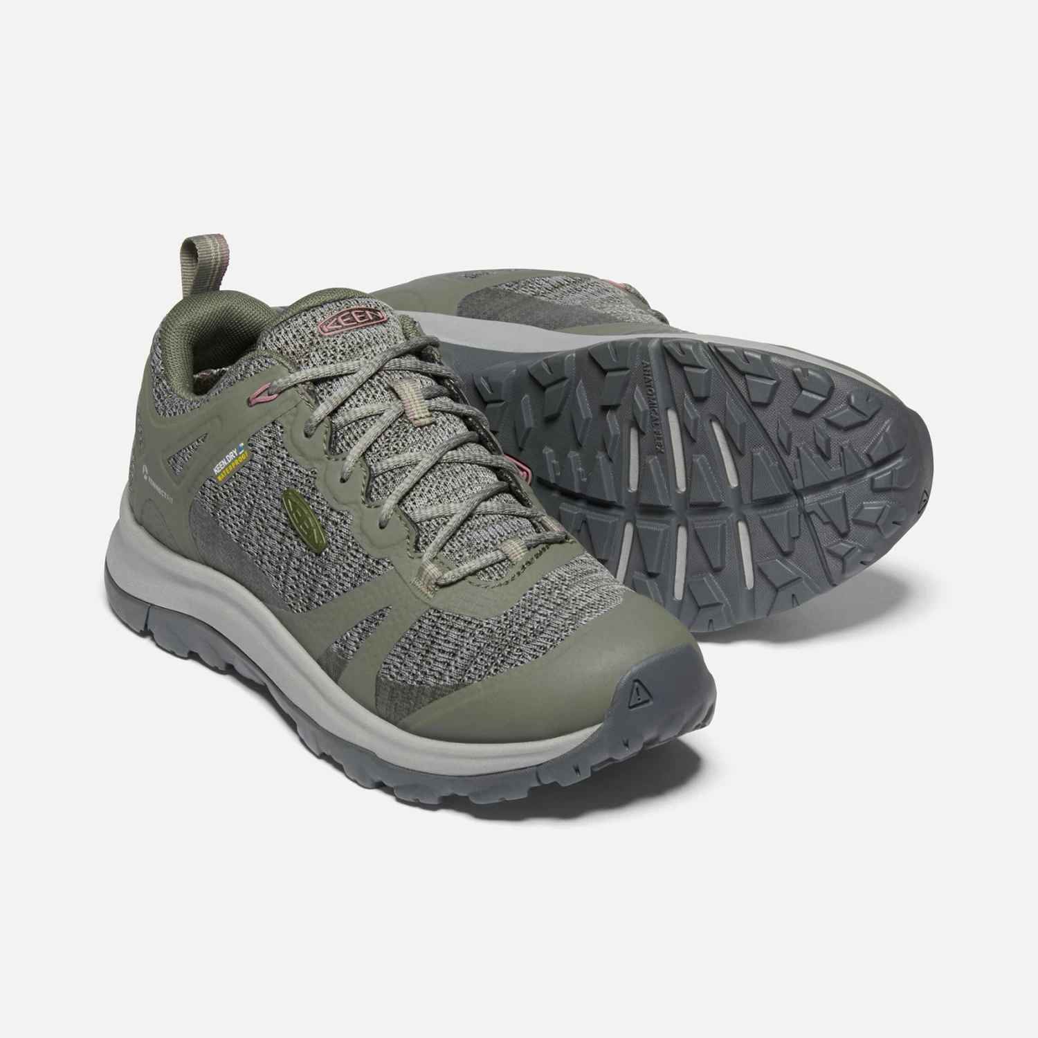 Keen Women's Terradora II Waterproof Hiking Shoe - Steel Grey/Ocean Wave 6 Keen Women's Terradora II Waterproof Hiking Shoe - Steel Grey/Ocean Wave - Image 4