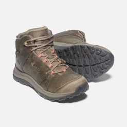 Keen Women's Terradora II Leather Mid Waterproof Boots - Brindle/Redwood - Regular (B) 12 Keen Women's Terradora II Leather Mid Waterproof Boots - Brindle/Redwood - Regular (B) -Sneaker Store 1023728 PPS PDP
