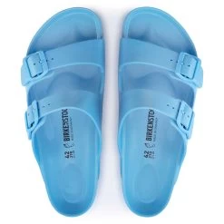 Birkenstock Women's Arizona EVA Sandal- Sky Blue- Medium/Narrow -Sneaker Store 1024588 1024505 top