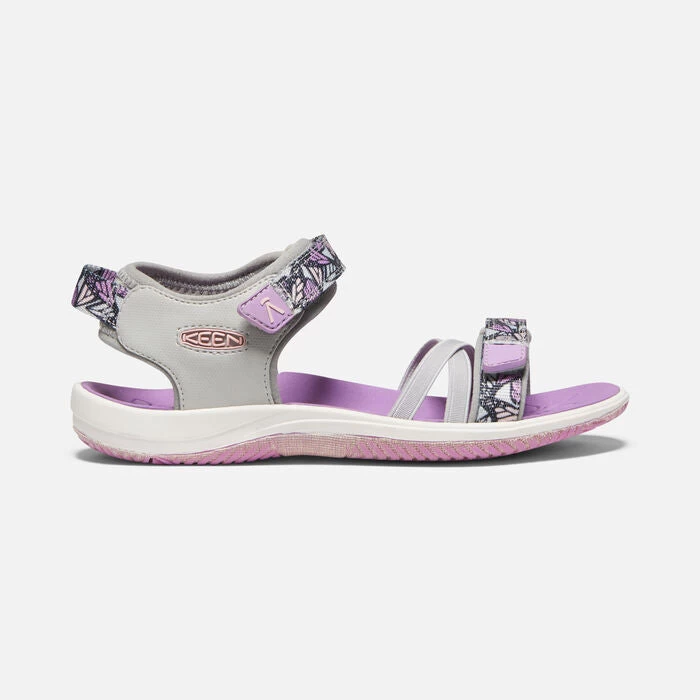 Keen Big Kids' Verano Sandal - Vapor/African Violet 3 Keen Big Kids' Verano Sandal - Vapor/African Violet