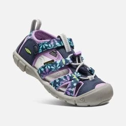 Keen Little Kids' Seacamp II CNX Sandal - Black Iris/African Violet -Sneaker Store 1025136 3Q PDP