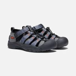 Keen Big Kids' Newport H2 - Steel Grey/Black -Sneaker Store 1026277 PLA PDP