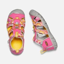 Little Kids' Seacamp II CNX Sandal - Multi/Keen Yellow -Sneaker Store 1026320 PLD PDP