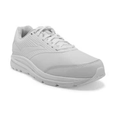 BROOKS Men's Addiction Walker 2 Walking Shoe- White/White-Narrow (B)