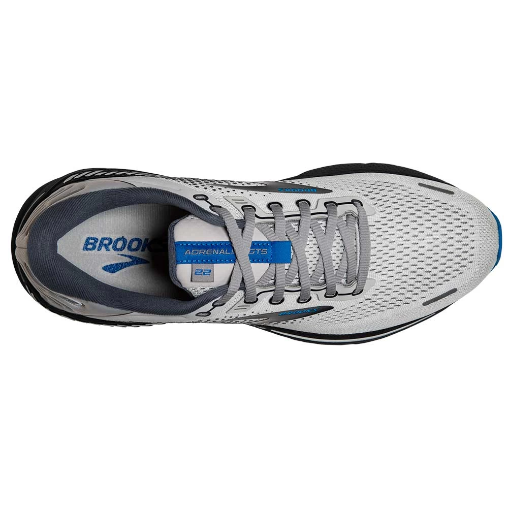 BROOKS Men's Adrenaline GTS 22 Running Shoe- Oyster/India Ink/Blue- Regular (D) 7 BROOKS Men's Adrenaline GTS 22 Running Shoe- Oyster/India Ink/Blue- Regular (D) - Image 5
