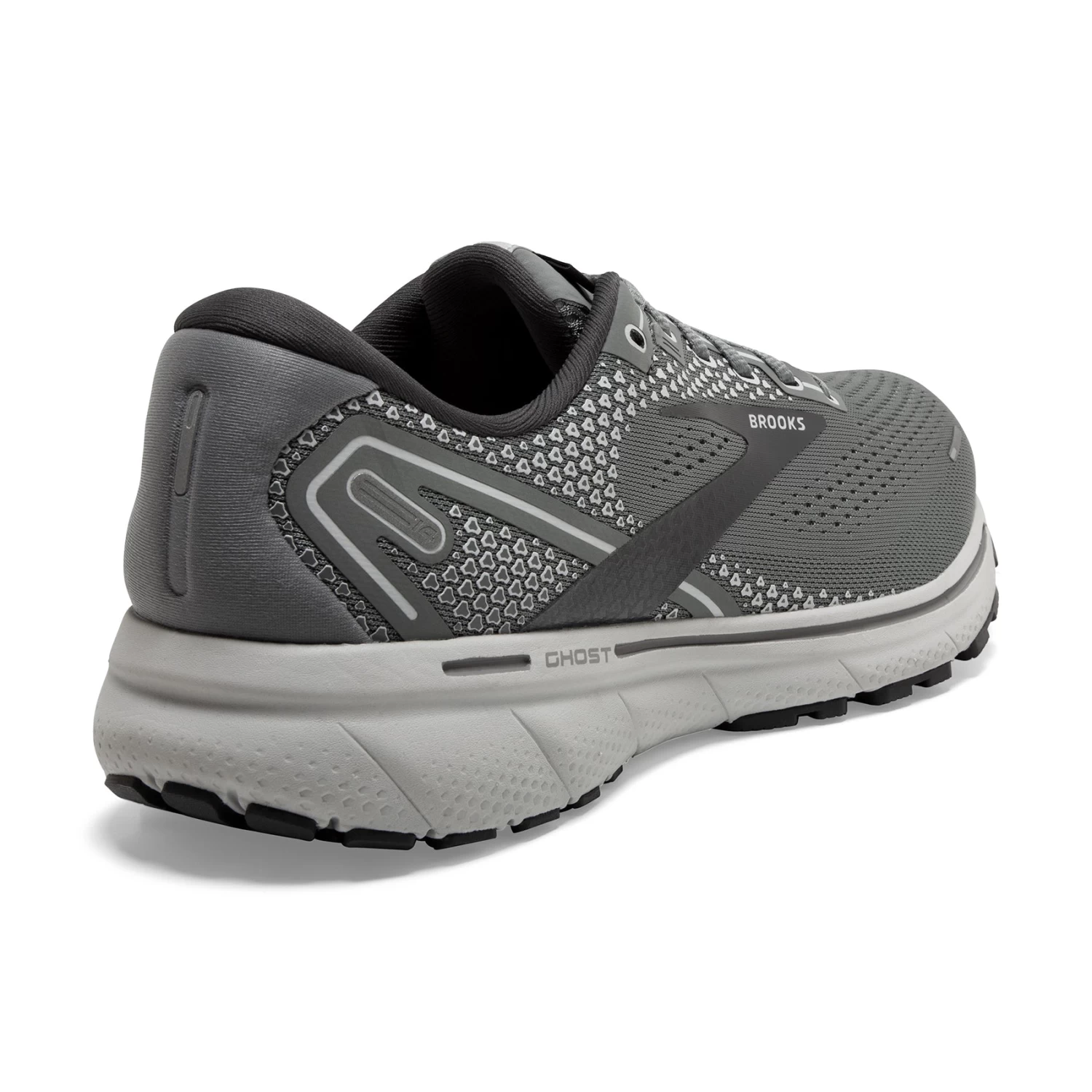 BROOKS Men's Ghost 14 Running Shoe - Grey/Alloy/Oyster — Regular (D) 4 BROOKS Men's Ghost 14 Running Shoe - Grey/Alloy/Oyster — Regular (D) - Image 2