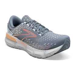 BROOKS Men's Glycerin GTS 20 Running Shoe - Grey/Chili Oil/Orange - Regular (D) 10 BROOKS Men's Glycerin GTS 20 Running Shoe - Grey/Chili Oil/Orange - Regular (D) -Sneaker Store 110383 034 A Glycerin GTS 20 1