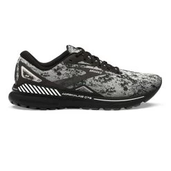 BROOKS Men's Adrenaline GTS 23 Running Shoe - White/Grey/Black- Regular (D)
