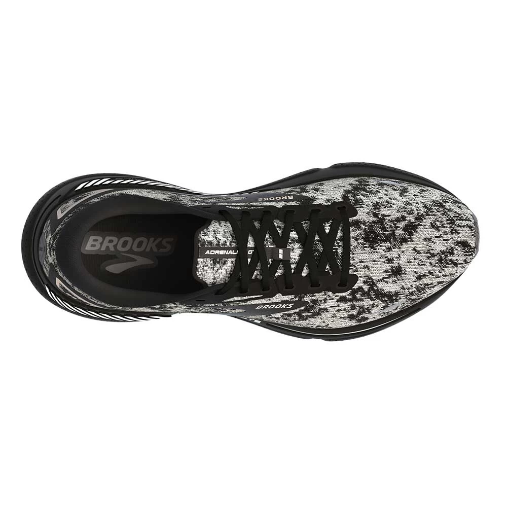 BROOKS Men's Adrenaline GTS 23 Running Shoe - White/Grey/Black- Regular (D) 7 BROOKS Men's Adrenaline GTS 23 Running Shoe - White/Grey/Black- Regular (D) - Image 5