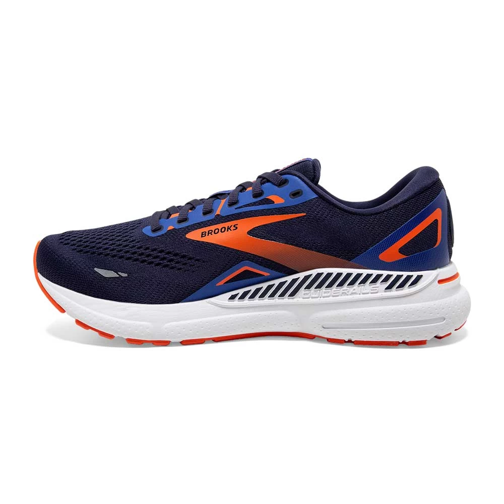 BROOKS Men's Adrenaline GTS 23 Running Shoe - Peacoat/Orange/Surf The Web- Regular (D) 4 BROOKS Men's Adrenaline GTS 23 Running Shoe - Peacoat/Orange/Surf The Web- Regular (D) - Image 2