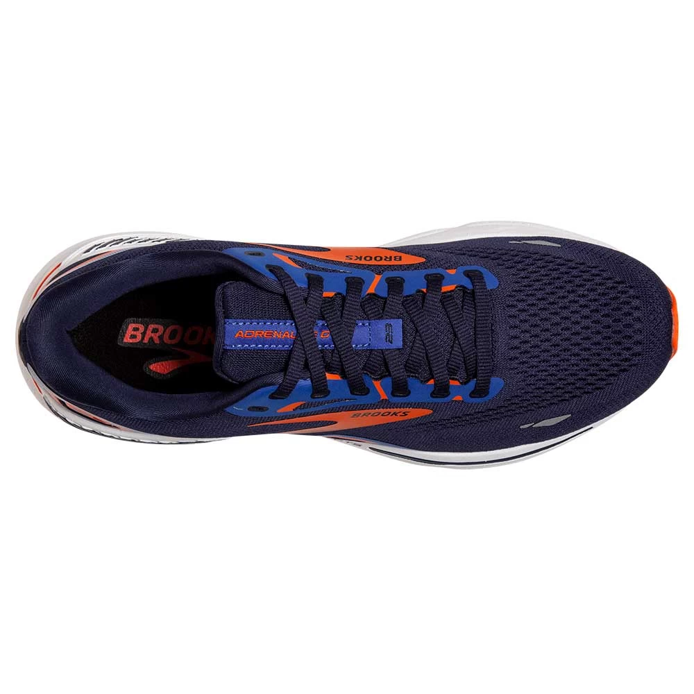 BROOKS Men's Adrenaline GTS 23 Running Shoe - Peacoat/Orange/Surf The Web- Regular (D) 8 BROOKS Men's Adrenaline GTS 23 Running Shoe - Peacoat/Orange/Surf The Web- Regular (D) - Image 6