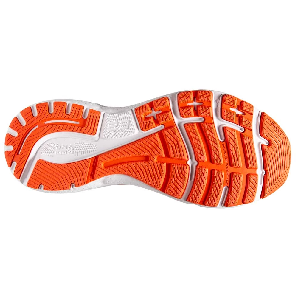 BROOKS Men's Adrenaline GTS 23 Running Shoe - Peacoat/Orange/Surf The Web- Regular (D) 9 BROOKS Men's Adrenaline GTS 23 Running Shoe - Peacoat/Orange/Surf The Web- Regular (D) - Image 7
