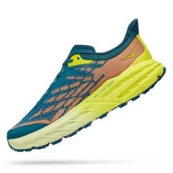 Hoka Men's Speedgoat 5 Trail Shoes - Blue Coral/Evening Primrose - Regular (D) -Sneaker Store 1123157 BCEP 4