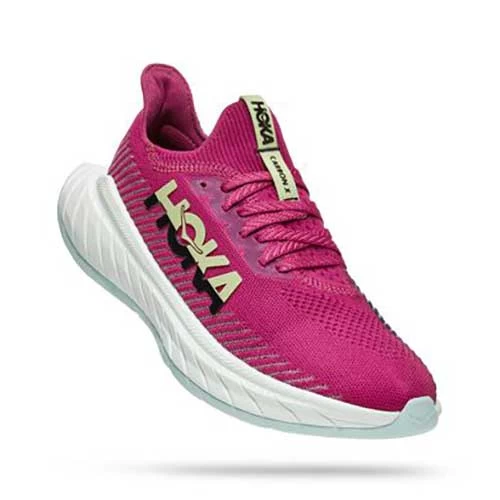 Hoka Women's Carbon X 3 Running Shoe- Festival Fuchsia/Black- Regular (B) 4 Hoka Women's Carbon X 3 Running Shoe- Festival Fuchsia/Black- Regular (B) - Image 2