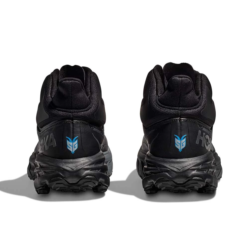 Hoka Men's Speedgoat 5 Mid GTX Running Shoe - Black/Black 8 Hoka Men's Speedgoat 5 Mid GTX Running Shoe - Black/Black - Image 6