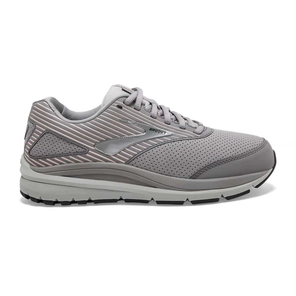 BROOKS Women's Addiction Walker Suede - Alloy/Oyster/Peach- Wide (D) 3 BROOKS Women's Addiction Walker Suede - Alloy/Oyster/Peach- Wide (D)