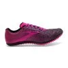 BROOKS Women's Mach 19 Track Spike - Black/Hollyhock/Pink- Regular (B) -Sneaker Store 120311 063 L Mach 19
