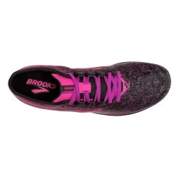 BROOKS Women's Mach 19 Track Spike - Black/Hollyhock/Pink- Regular (B) -Sneaker Store 120311 063 O Mach 19