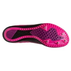 BROOKS Women's Mach 19 Track Spike - Black/Hollyhock/Pink- Regular (B) -Sneaker Store 120311 063 S Mach 19