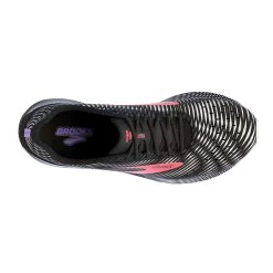 BROOKS Women's Hyperion Tempo Running Shoe- Black/Coral/Purple - Regular (B) -Sneaker Store 120328 026 O Hyperion Tempo 1