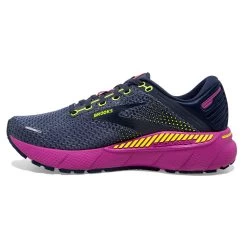 BROOKS Women's Adrenaline GTS 22 Running Shoe- Nightshadow/Viola/Nightlife- Regular (B) 8 BROOKS Women's Adrenaline GTS 22 Running Shoe- Nightshadow/Viola/Nightlife- Regular (B) -Sneaker Store 120353 490 M Adrenaline GTS 22