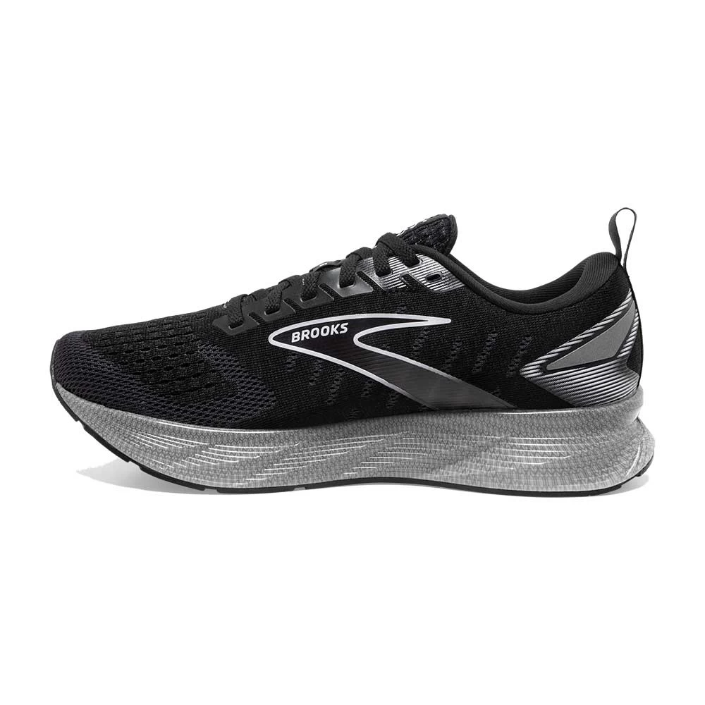 BROOKS Women's Levitate 6 Running Shoe- Black/Ebony/White- Regular (B) 4 BROOKS Women's Levitate 6 Running Shoe- Black/Ebony/White- Regular (B) - Image 2