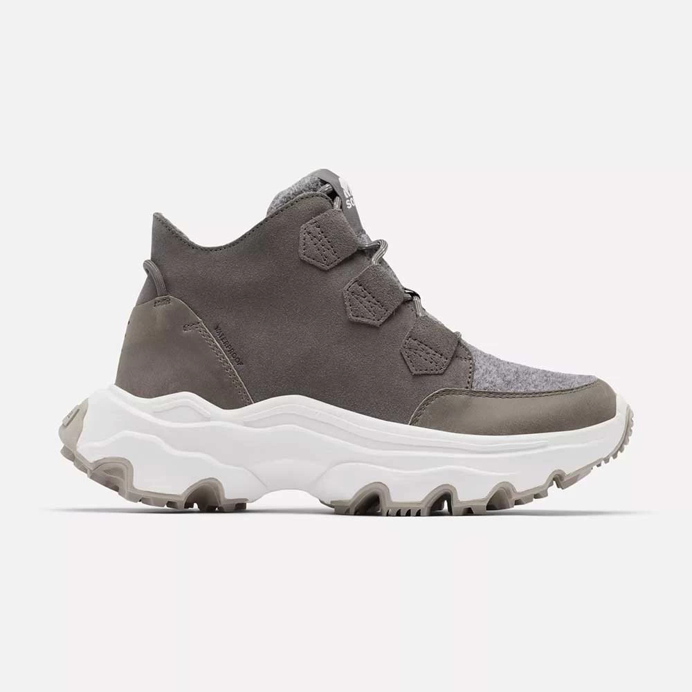 Sorel Women's Kinetic Breakthru Caribou WP Boot- Quarry- Regular (B) 3 Sorel Women's Kinetic Breakthru Caribou WP Boot- Quarry- Regular (B)