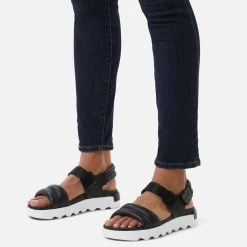 Sorel Women's Viibe Sandal - Black/Sea Salt- Regular (B) -Sneaker Store 2030511 010 a9