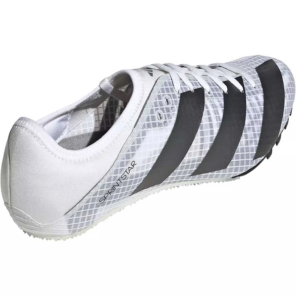 ADIDAS Men's Sprintstar Track Spikes - Ftwr White/Night Met./Core Black - Regular (D) 4 ADIDAS Men's Sprintstar Track Spikes - Ftwr White/Night Met./Core Black - Regular (D) - Image 2