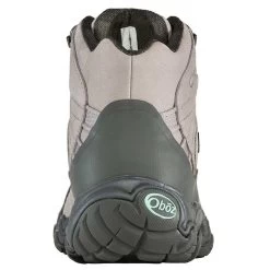 Oboz Women's Bridger Mid B-DRY Hiking Shoe- Frost Gray -Sneaker Store 22102 Womens Bridger Mid B DRY FrostGray back 86104