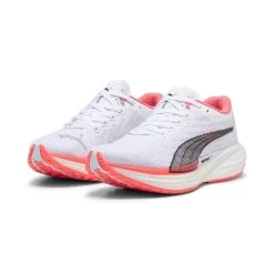 Women's Deviate Nitro 2 Running Shoe - Puma White/Fire Orchid/Icy Blue- Regular (B) -Sneaker Store 24C3C4ED7A SP 14116835