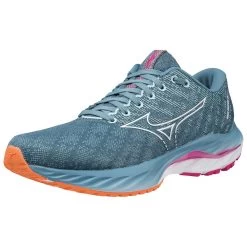 Mizuno Women's Wave Inspire 19 Running Shoe- Provincial Blue/White- Wide (D) 12 Mizuno Women's Wave Inspire 19 Running Shoe- Provincial Blue/White- Wide (D) -Sneaker Store 411400 5B00 07
