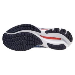 Mizuno Men's Wave Rider 27 Running Shoe - Surf The Web/White - Regular (D) 18 Mizuno Men's Wave Rider 27 Running Shoe - Surf The Web/White - Regular (D) -Sneaker Store 411415 5E00 02