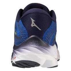 Mizuno Men's Wave Rider 27 Running Shoe - Surf The Web/White - Regular (D) 20 Mizuno Men's Wave Rider 27 Running Shoe - Surf The Web/White - Regular (D) -Sneaker Store 411415 5E00 05