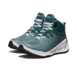Keen Women's Zionic Mid Waterproof Hiking Boot - Dark Forest/Sea Moss- Regular (B) -Sneaker Store 4b1262220d8d20acf9a5a104dae70e5ae51b9e68