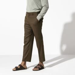 Birkenstock Arizona Mocha Suede Leather Sandal- Regular/Wide -Sneaker Store 51903 f look m