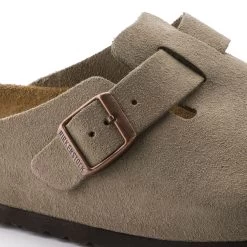 Birkenstock Boston Soft Footbed Taupe Suede- Regular/Wide 11 Birkenstock Boston Soft Footbed Taupe Suede- Regular/Wide -Sneaker Store 560771 detail 1 bost tau