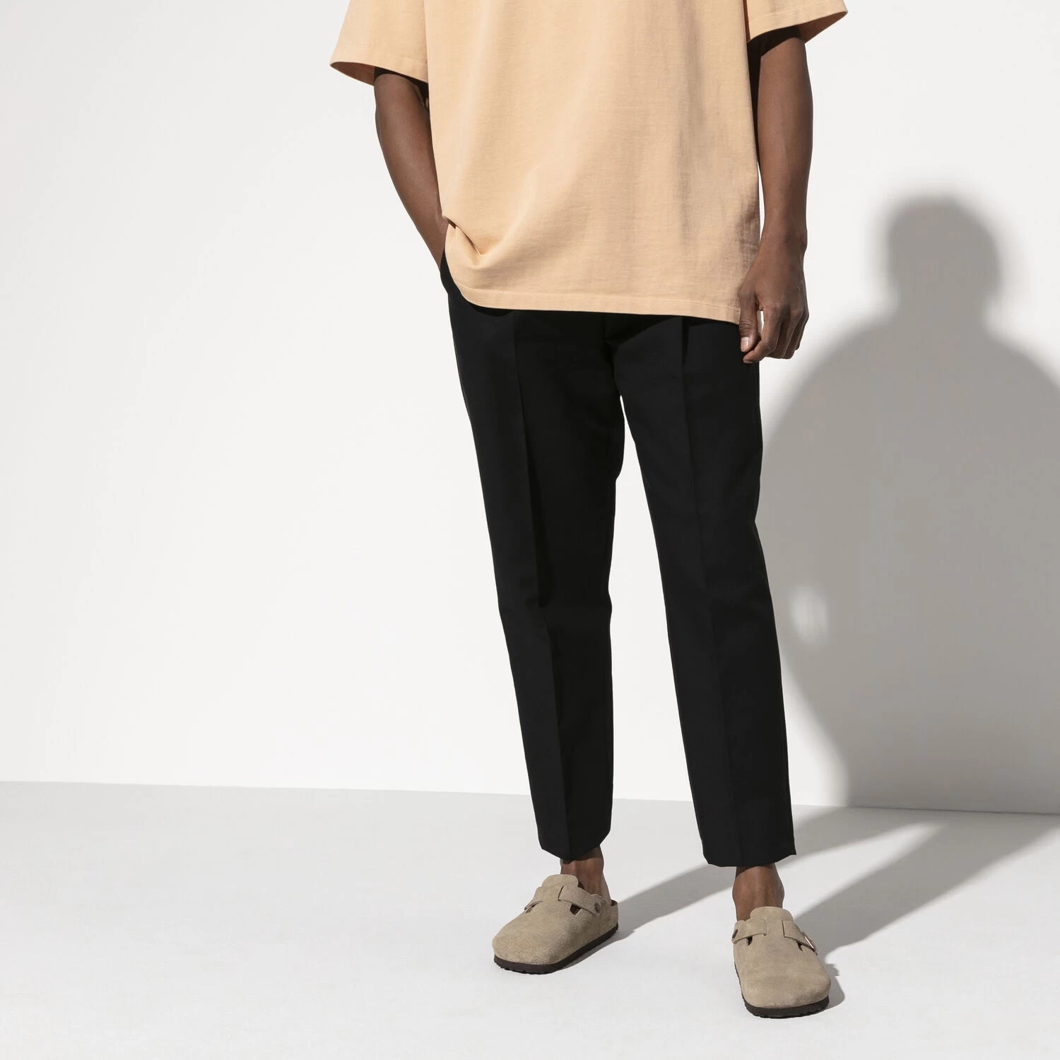 Birkenstock Boston Soft Footbed Taupe Suede- Regular/Wide 8 Birkenstock Boston Soft Footbed Taupe Suede- Regular/Wide - Image 6