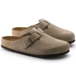 Birkenstock Boston Soft Footbed - Taupe - Medium/Narrow -Sneaker Store 560771 pair
