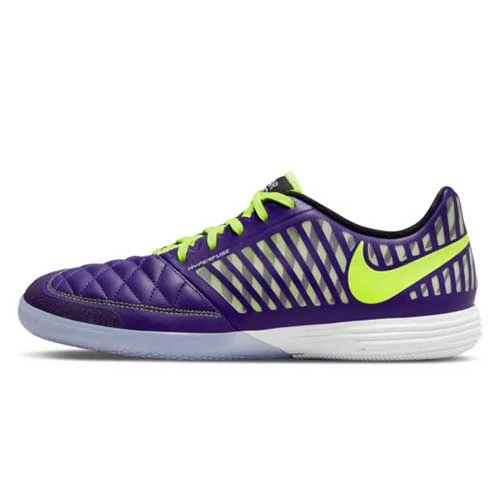 Unisex Nike Lunar Gato II IC Soccer Shoe -Electro Purple/Volt/Black 5 Unisex Nike Lunar Gato II IC Soccer Shoe -Electro Purple/Volt/Black - Image 3