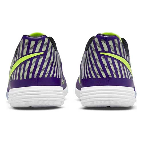 Unisex Nike Lunar Gato II IC Soccer Shoe -Electro Purple/Volt/Black 6 Unisex Nike Lunar Gato II IC Soccer Shoe -Electro Purple/Volt/Black - Image 4