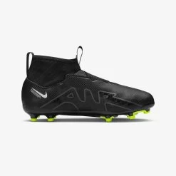 Nike Youth Zoom Mercurial Superfly 9 Academy FG Soccer Shoe/MG - Black/Dk Smoke