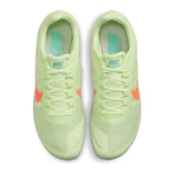 Nike Unisex Zoom Rival D Track Spike - Barely Volt/Hyper Orange/Dynamic Turq - Regular (D) -Sneaker Store 907566 700 PHCTH001 1500 1