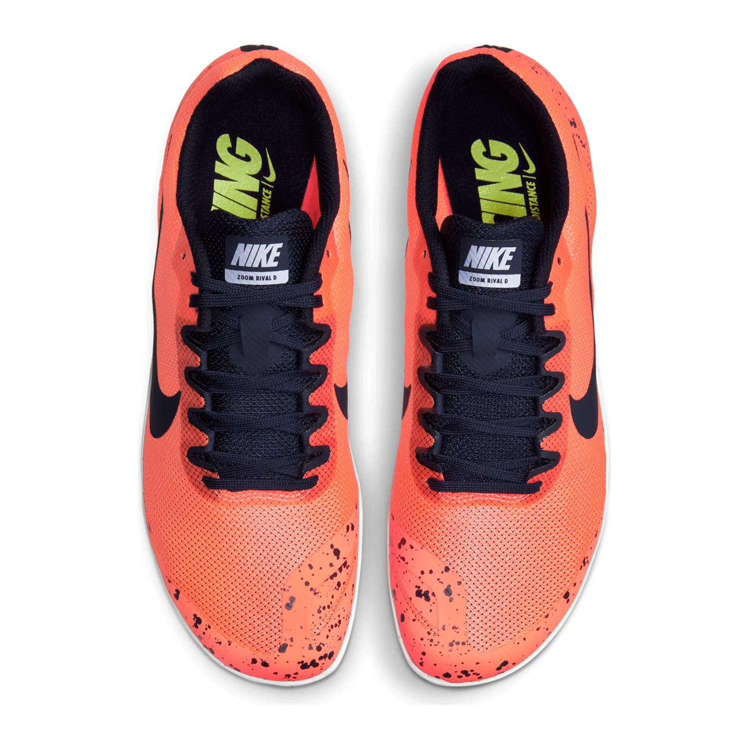 Nike Unisex Zoom Rival D 10 Track Spike - Bright Mango/Blackened Blue/Purple Pulse-Regular (D) 6 Nike Unisex Zoom Rival D 10 Track Spike - Bright Mango/Blackened Blue/Purple Pulse-Regular (D) - Image 4